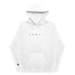AREA 21 Embroidered Hoodie (White)